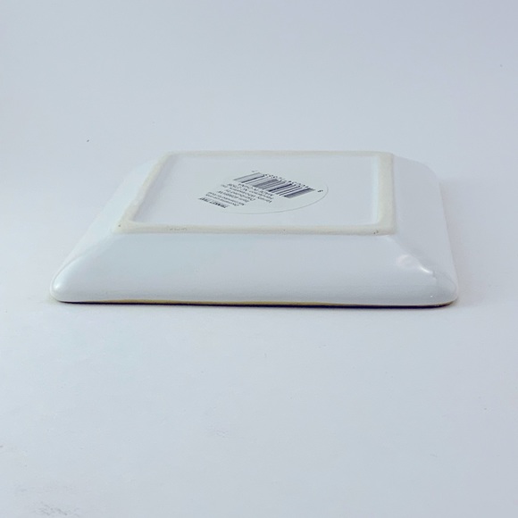 Boss Babe Trinket Tray Jewelry Storage Dish White Gold Black Ceramic Square - Picture 4 of 6